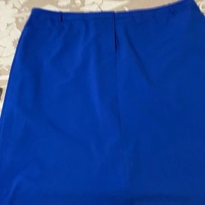 Royal blue pencil skirt